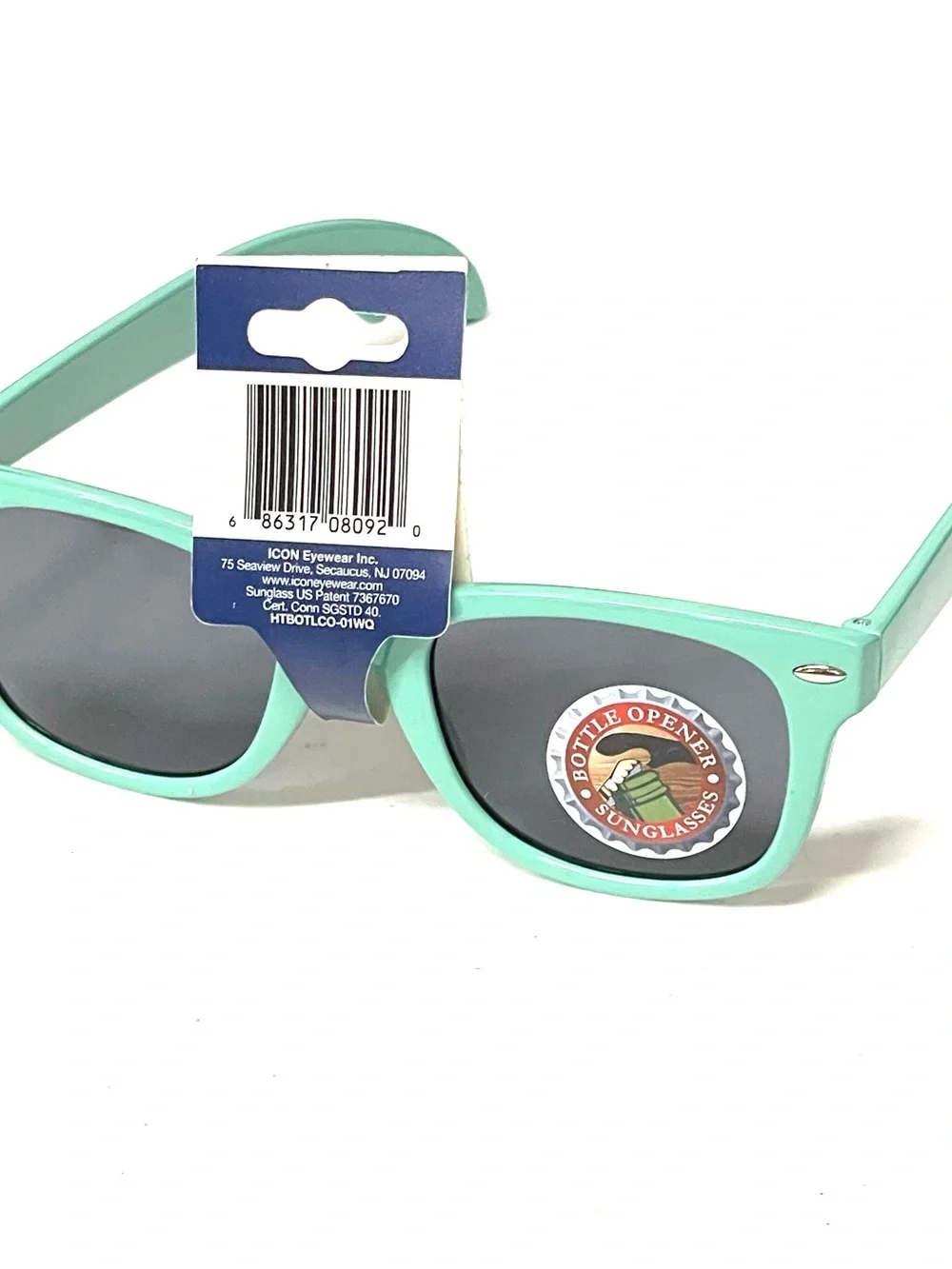 Mint Green Bottle Opener Sunglasses